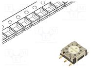 Encoding switch; DEC/BCD; Pos: 10; SMT; Rcont max: 200mΩ; 5.1Ncm ECE