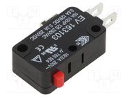 Microswitch SNAP ACTION; 16A/250VAC; 0.6A/125VDC; without lever ECE