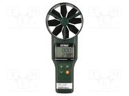 Thermoanemometer; LCD; (4000); Vel.measur.resol: 0.01m/s EXTECH