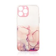 Marble Case for iPhone 12 Gel Cover Marble Pink, Hurtel