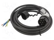 EMobility: cable; 1x0.5mm2,5x6mm2; 480VAC; 26.6kW; IP44; 7m; 32A PHOENIX CONTACT