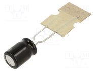 Capacitor: electrolytic; THT; 100uF; 50VDC; Ø8x11.5mm; Pitch: 5mm PANASONIC