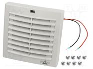 Fan: DC; axial; 120x120x81mm; 23m3/h; 51dBA; IP54; Len: 300mm; 1pcs. STEGO