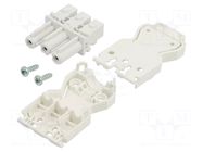 Female plug; 121/122; female; white STEGO