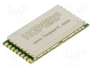 Module: transceiver; RF; FSK,GFSK,GMSK,LoRa,MSK,OOK; 915MHz; SMD HOPE MICROELECTRONICS