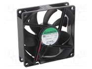 Fan: DC; axial; 12VDC; 92x92x25mm; 127.42m3/h; 46.1dBA; ball SUNON