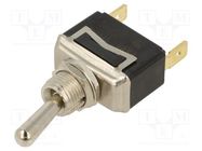 Switch: toggle; Pos: 2; SPST-NO; ON-OFF; 15A/277VAC; ST1; 0÷85°C E-SWITCH