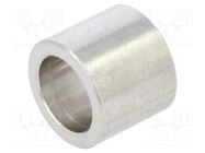 Spacer sleeve; 10mm; cylindrical; stainless steel; Out.diam: 12mm DREMEC