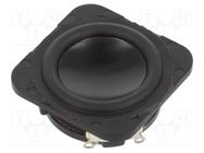 Loudspeaker; waterproof; 3W; 4Ω; 31.6x31.6x16.6mm; IP67 LOUDITY