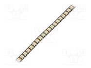 Programmable LED tape; RGBW; 5050; 5V; LED/m: 144; 8mm; black PCB IPIXEL LED