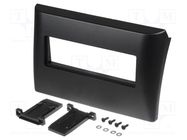 Radio frame; Fiat; 1 DIN; black ACV