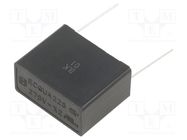 Capacitor: polypropylene; ECQUA; 2.2uF; 31x24.5x14.5mm; THT; ±10% 