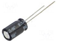 Supercapacitor; THT; 10F; 2.2÷3.8VDC; ±20%; Body dim: Ø8.5x15.5mm EATON ELECTRONICS