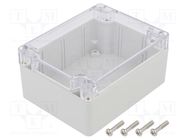 Enclosure: multipurpose; X: 90mm; Y: 115mm; Z: 55mm; polycarbonate GAINTA