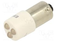 LED lamp; white; BA9S,T10; 24VDC; 24VAC; -20÷60°C; Mat: plastic; 3mm CML INNOVATIVE TECHNOLOGIES