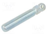 Pin; M14; Plunger mat: steel; Ø: 15mm; Plating: zinc; Spanner: 14mm 