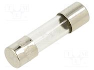 Fuse: fuse; quick blow; 4A; 250VAC; glass; 5x20mm; bulk OPTIFUSE