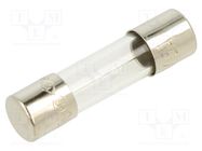 Fuse: fuse; quick blow; 5A; 250VAC; glass; 5x20mm; bulk OPTIFUSE