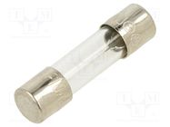 Fuse: fuse; quick blow; 10A; 250VAC; glass; 5x20mm; brass; bulk OPTIFUSE