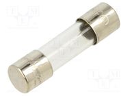 Fuse: fuse; quick blow; 12A; 250VAC; glass; 5x20mm; brass; bulk OPTIFUSE