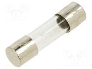 Fuse: fuse; quick blow; 3.15A; 250VAC; glass; 5x20mm; brass; bulk OPTIFUSE