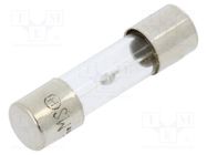 Fuse: fuse; medium time-lag; 15A; 250VAC; glass; 5x20mm; brass; bulk OPTIFUSE