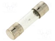 Fuse: fuse; medium time-lag; 2.25A; 250VAC; glass; 5x20mm; brass OPTIFUSE