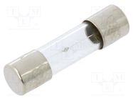 Fuse: fuse; medium time-lag; 3.15A; 250VAC; glass; 5x20mm; brass OPTIFUSE