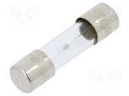 Fuse: fuse; medium time-lag; 7A; 250VAC; glass; 5x20mm; brass; bulk OPTIFUSE