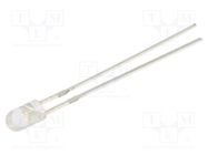 LED; 3mm; white cold; 18000÷22000mcd; 30°; Front: convex; -30÷85°C OPTOSUPPLY