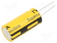 Supercapacitor; THT; 60F; 3VDC; -10÷30%; Body dim: Ø18.5x42mm; 13mΩ EATON ELECTRONICS