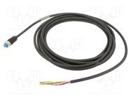 Connection lead; M12; PIN: 8; straight; 5m; plug; 30VAC; 2A; Y; IP67 SICK