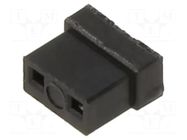 Connector: pin strips; jumper; female; 2A; 2mm; 1x2; Plating: tinned HARWIN