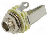 Connector: Jack 6,3mm; socket; stereo; ways: 3; straight REAN