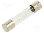 Fuse: fuse; 1.2A; 250VAC; time-lag; glass; 6.3x32mm; TSA; brass OPTIFUSE