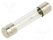 Fuse: fuse; time-lag; 1.5A; 250VAC; glass; 6.3x32mm; brass; TSA OPTIFUSE