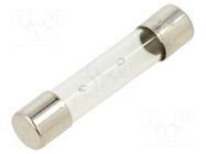 Fuse: fuse; 3A; 250VAC; time-lag; glass; 6.3x32mm; TSA; brass OPTIFUSE