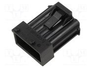 Connector: automotive; plug; male; JPT; for cable; PIN: 10; black TE Connectivity