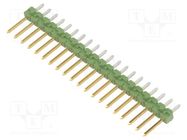 Connector: pin strips; pin header; AMPMODU MOD II; male; PIN: 20 TE Connectivity