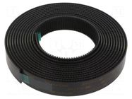 Tape: hook and loop; W: 25mm; L: 5m; Thk: 3.51mm; acrylic; black 3M