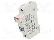 Fuse holder; cylindrical fuses; for DIN rail mounting; 30A; IP20 DF ELECTRIC