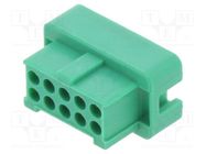 Connector: wire-wire/PCB; plug; female; Gecko; 1.25mm; PIN: 10; 450V HARWIN