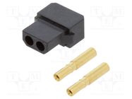 Connector: wire-wire/PCB; plug; female; PIN: 2; Datamate L-Tek HARWIN