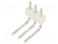 Connector: wire-board; KK 254; PIN: 3; THT; angled 90°; socket; male MOLEX