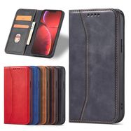 Magnet Fancy Case case for iPhone 14 Plus flip cover wallet stand black, Hurtel