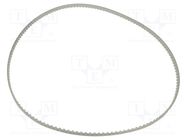 Timing belt; T5; W: 6mm; H: 2.2mm; Lw: 725mm; Tooth height: 1.2mm OPTIBELT