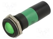 Indicator: LED; green; 230VAC; Ø22mm; 100mcd CML INNOVATIVE TECHNOLOGIES