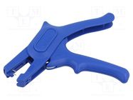 Stripping tool; 24AWG÷10AWG; 0.2÷6mm2; Wire: round; 165mm WEICON