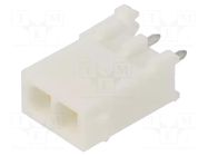Connector: wire-board; socket; male; PIN: 2; 600V; straight; THT TE Connectivity