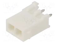 Connector: wire-board; socket; male; PIN: 2; 600V; straight; THT TE Connectivity